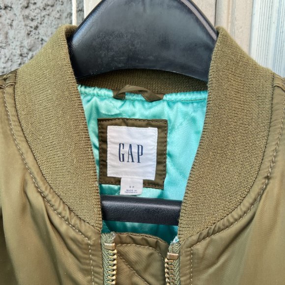 SOLD | GAP Satin Bomber Jacket | Women's Small - Picture 10 of 12